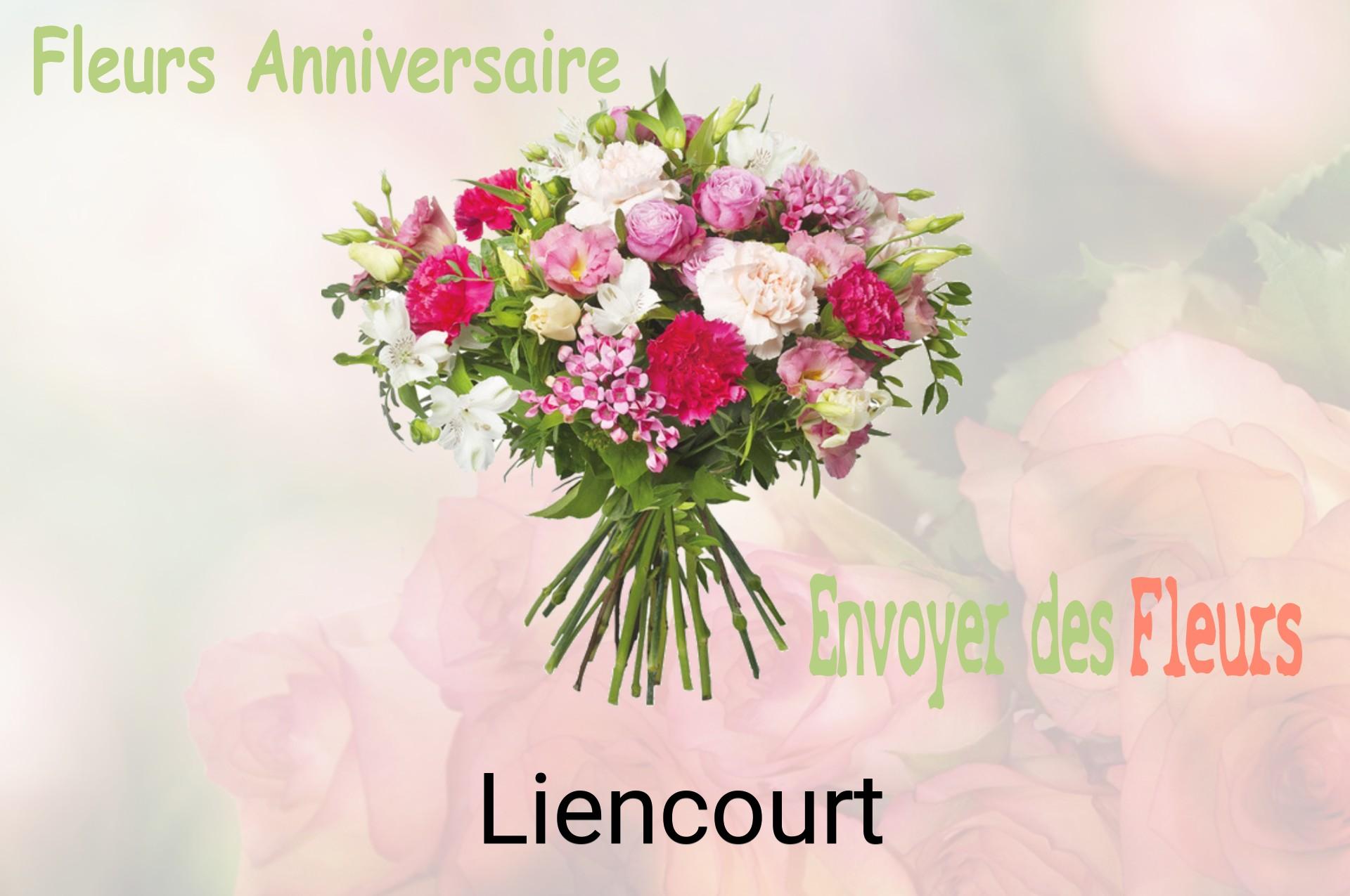 Bouquet de fleurs d’anniversaire livré à Liencourt