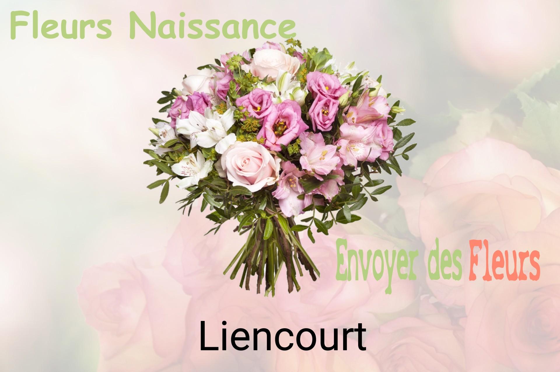 Bouquet de fleurs de naissance livré à Liencourt